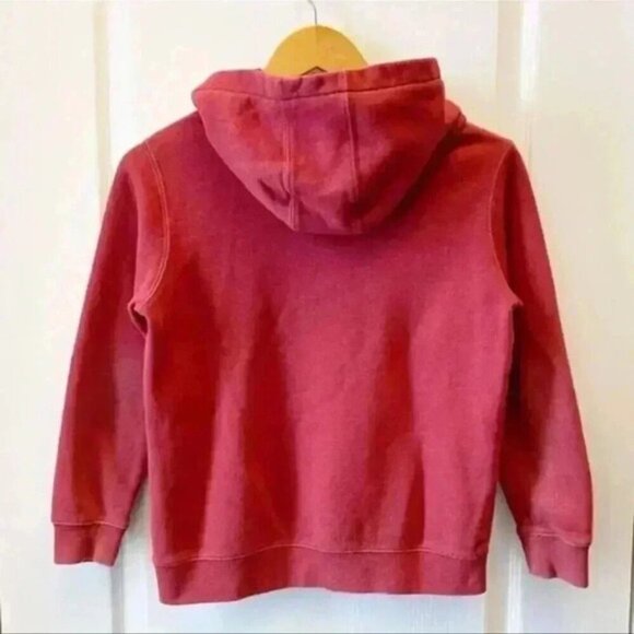 Vans Classic Hoodie Sweatshirt Pullover Red Blue Boys Unisex Size Small - Picture 4 of 12